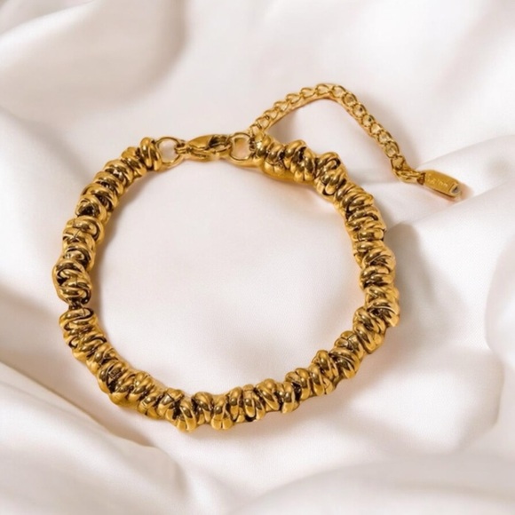 UNISEX RING CHAIN STAINLESS BRACELET FITS MEDIUM TO X LARGE WRISTS - Picture 2 of 4